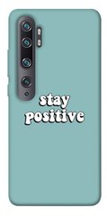 Чехол для Xiaomi Mi Note 10 / Note 10 Pro / Mi CC9 Pro PandaPrint Stay positive надписи