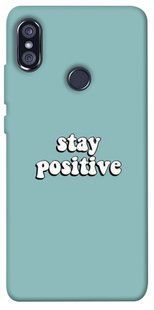 Чехол для Xiaomi Redmi Note 5 Pro PandaPrint Stay positive надписи