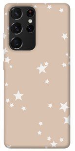 Чехол для Samsung Galaxy S21 Ultra PandaPrint Звездочки паттерн