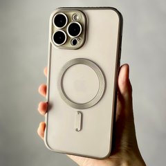 Чехол для iPhone 12 Pro Max Matt Shining Case with Magsafe + стекло на камеру Graphite