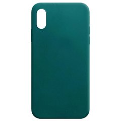 Силіконовий чохол Candy для Apple iPhone XR (6.1 "") Зелений / Forest green