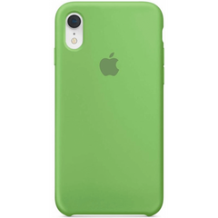 Чохол silicone case for iPhone XR Green / Зелений