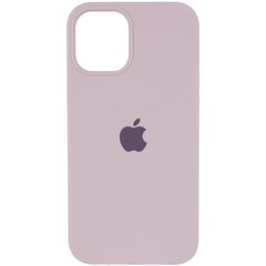 Чохол silicone case for iPhone 12 Pro / 12 (6.1") (Сірий / Lavender)