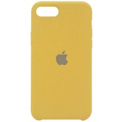 Чехол Silicone Case (AA) для Apple iPhone SE (2020) (Золотой / Gold)