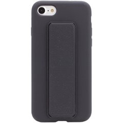 Чохол Silicone Case Hand Holder для Apple iPhone 7/8 / SE (2020) (4.7") (Чорний / Black)