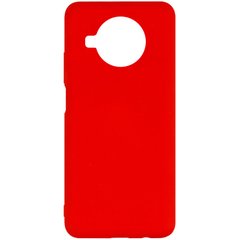 Чехол Silicone Cover Full without Logo (A) для Xiaomi Mi 10T Lite / Redmi Note 9 Pro 5G (Красный / Red)