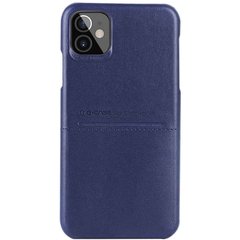 Шкіряна накладка G-Case Cardcool Series для Apple iPhone 12 mini (5.4") (Синій)