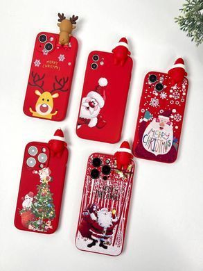 Чохол Пухнастий Новорічний для Iphone 14 Pro Max Plush Series White