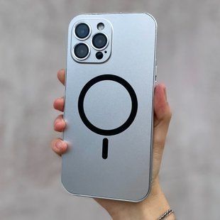 Металлический чехол для Iphone 16 Pro Premium Metal Case Silver
