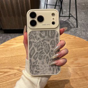 Чохол для iPhone 15 Pro Max AITO PU-Leather Leopard Case