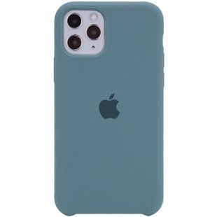 Чехол silicone case for iPhone 11 Pro Max (6.5") (Зеленый / Pine green)