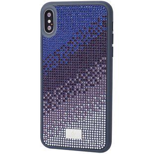 TPU чохол Bling World Rainbown Design для Apple iPhone XS Max (6.5 ") (Синій)