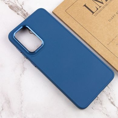 TPU чехол Bonbon Metal Style для Samsung Galaxy A05s (Синий / Denim Blue)