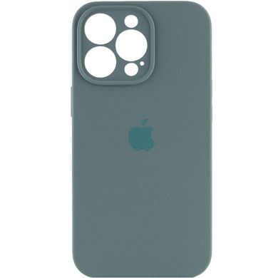 Чохол для Apple iPhone 13 Pro Silicone Full camera закритий низ + захист камери / Зелений / Pine green