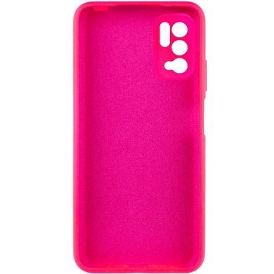 Чехол Silicone Cover Full Camera (AA) для Xiaomi Redmi Note 10 5G / Poco M3 Pro Розовый / Barbie pink
