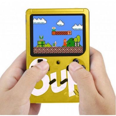 Игровая консоль приставка с дополнительным джойстиком dendy SEGA 168 игр 8 Bit SUP Game Жёлтый