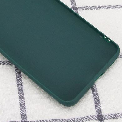 Силиконовый чехол Candy Full Camera для Apple iPhone X / XS (5.8"") Зеленый / Forest green