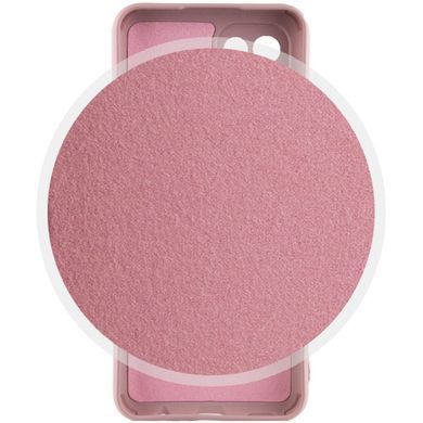 Чехол для Samsung Galaxy A04e Silicone Full camera закрытый низ + защита камеры Розовый / Pink Sand