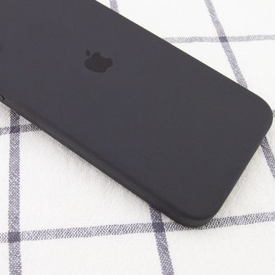 Чехол для iPhone 11 Silicone Full camera серый / закрытый низ + защита камеры