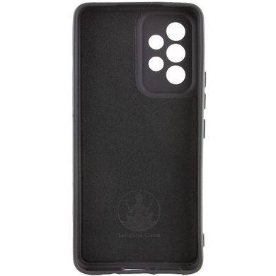 Чехол для Samsung Galaxy A52 4G / A52 5G Silicone Full camera закрытый низ + защита камеры Черный / Black