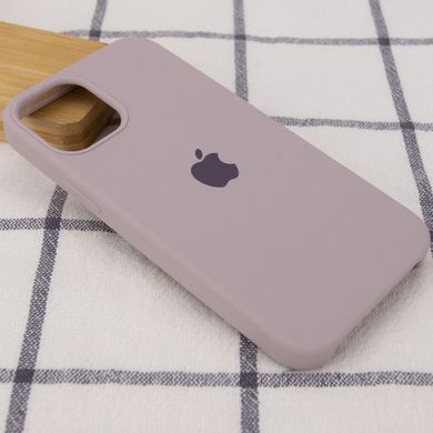 Чехол silicone case for iPhone 12 Pro / 12 (6.1") (Серый / Lavender)