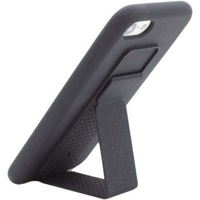 Чехол Silicone Case Hand Holder для Apple iPhone 7 / 8 / SE (2020) (4.7") (Черный / Black)