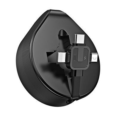 Кабель BASEUS combo Micro USB/Lightning/Type-C Waterdrop three-in-one scaling |1.5A, 1.5m| Black, Black
