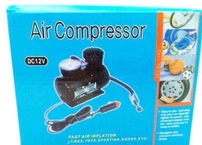 Автомобільний компресор Air Pomp MJ004, для підкачки шин, автонасос