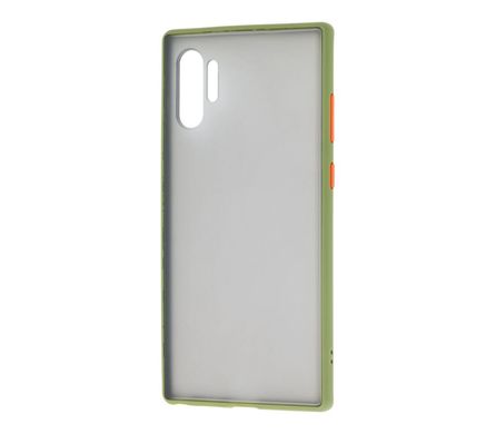 Чехол для Samsung Galaxy Note 10 Plus (N975) LikGus Maxshield зеленый