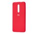 Чехол для Xiaomi Mi 9T / Redmi K20 Silicone Full красный с закрытым низом и микрофиброй