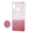 Чехол для Xiaomi Redmi Note 5 Fashion блестки + popsocket "розовый"