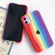 Чехол Rainbow Case для iPhone 7 plus/ 8 plus White/Pine Green