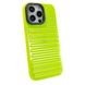 Чохол для iPhone 13 Pro Max силіконовий Puffer Neon Green