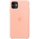 Чехол silicone case for iPhone 11 Grapefruit / розовый