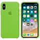 Чехол silicone case for iPhone XS Max Lime Green / Лаймовый