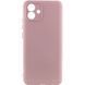 Чехол для Samsung Galaxy A04e Silicone Full camera закрытый низ + защита камеры Розовый / Pink Sand