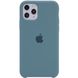 Чохол silicone case for iPhone 11 Pro Max (6.5") (Зелений / Pine green)