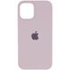 Чехол silicone case for iPhone 12 Pro / 12 (6.1") (Серый / Lavender)