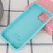 Чохол для Apple iPhone 11 Pro (5.8") Silicone Full / закритий низ (Бірюзовий / Marine Green)
