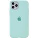 Чехол для Apple iPhone 11 Pro Silicone case Full / закрытый низ (Бирюзовый / Turquoise)