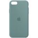 Чехол Silicone Case Full Protective (AA) для Apple iPhone SE (2020) (Зеленый / Cactus)