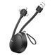 Кабель BASEUS combo Micro USB/Lightning/Type-C Waterdrop three-in-one scaling |1.5A, 1.5m| Black, Black