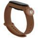 Силіконовий ремінець Cartoon Face для Xiaomi Mi Band 5 (Коричневий / Teddy Bear)