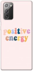 Чехол для Samsung Galaxy Note 20 PandaPrint Positive energy надписи