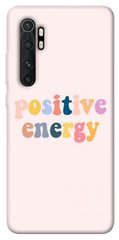 Чехол для Xiaomi Mi Note 10 Lite PandaPrint Positive energy надписи