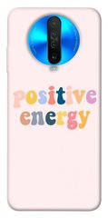 Чехол для Xiaomi Redmi K30 PandaPrint Positive energy надписи