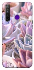 Чехол для Realme 5 Pro PandaPrint Эхеверия 2 цветы