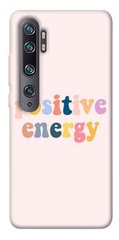 Чехол для Xiaomi Mi Note 10 / Note 10 Pro / Mi CC9 Pro PandaPrint Positive energy надписи