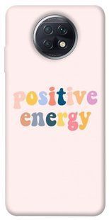 Чехол для Xiaomi Redmi Note 9 5G / Note 9T PandaPrint Positive energy надписи