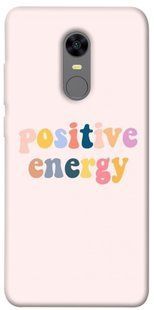 Чохол для Xiaomi Redmi 5 Plus PandaPrint Positive energy написи